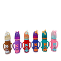 Baby Glass Feeder 120ml with Silicone Cover