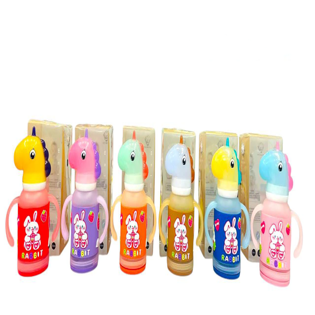 Baby Glass Feeder with Silicone Cover – Imported 120ml (4oz)