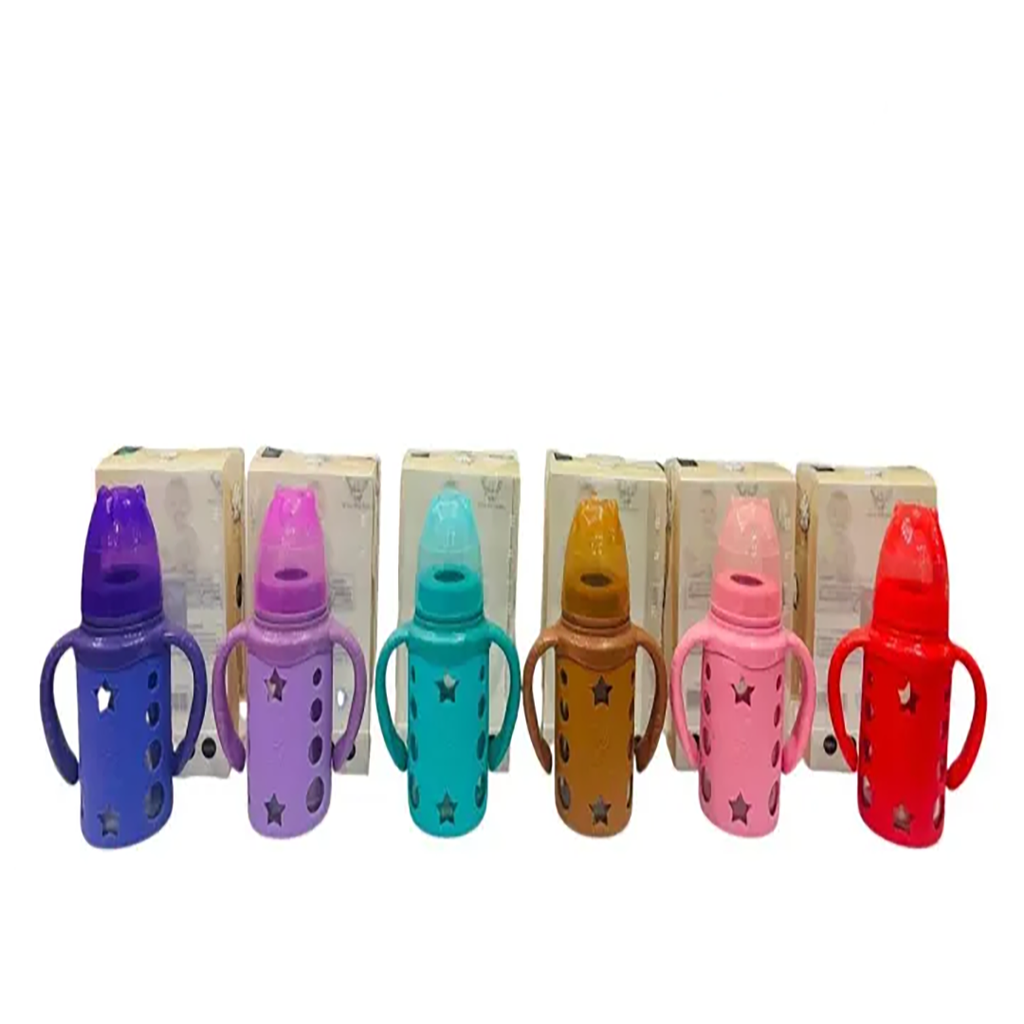 Multi-Color Baby Star Feeder Bottle 120ml