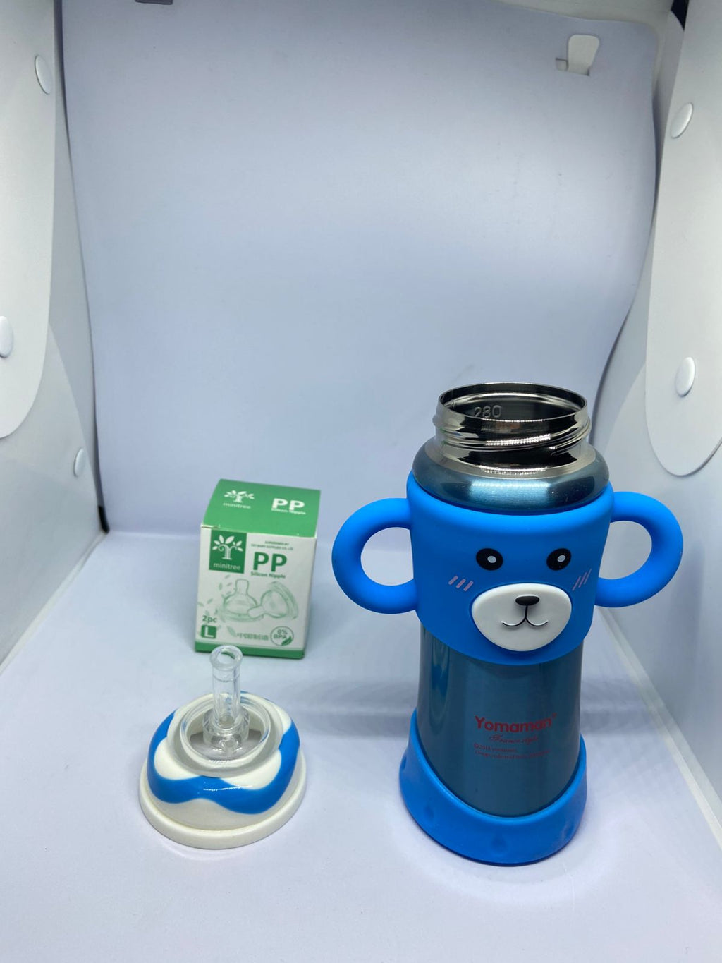 New Design Imported Baby Steel Feeder 220ml (8oz)
