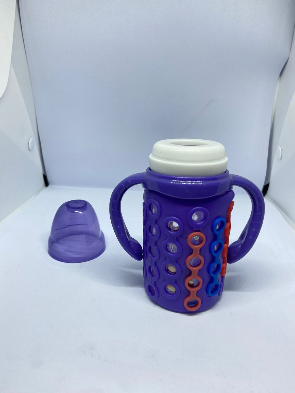 Baby Glass Feeder 120ml (4oz) – Multi-Color