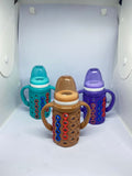 Baby Glass Feeder 120ml (4oz) – Multi-Color