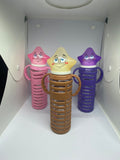 Baby Glass Bottle 240ml with Durable Silicone Safety Cover