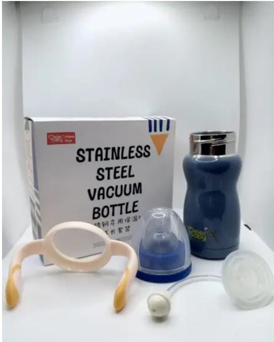 Imported 2-in-1 Stainless Steel Baby Feeder – 240ml