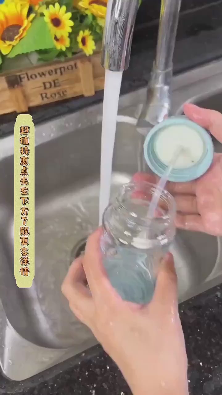 3-in-1 Baby Feeder Cleaning Brush with Nipple Cleaner